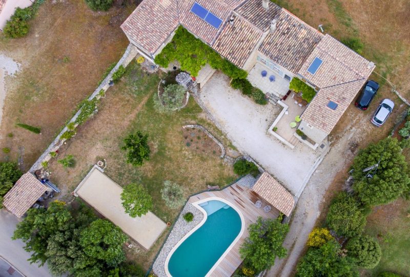 Les Bories – Quiet duplex house with pool in Drome Provençale à Taulignan - 17